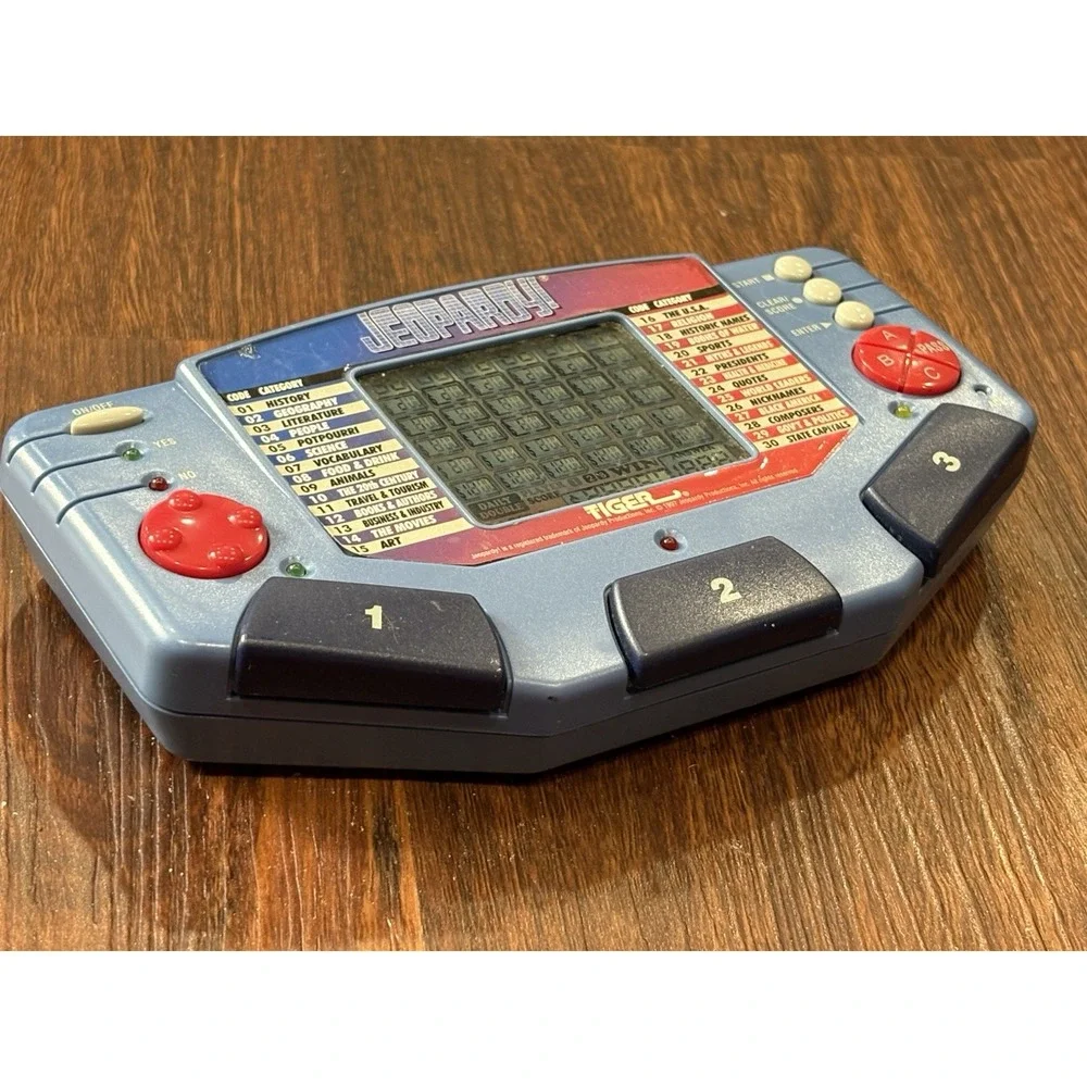 Vintage Tiger‎ Electronics Jeopardy Handheld Game with Cartridge Working